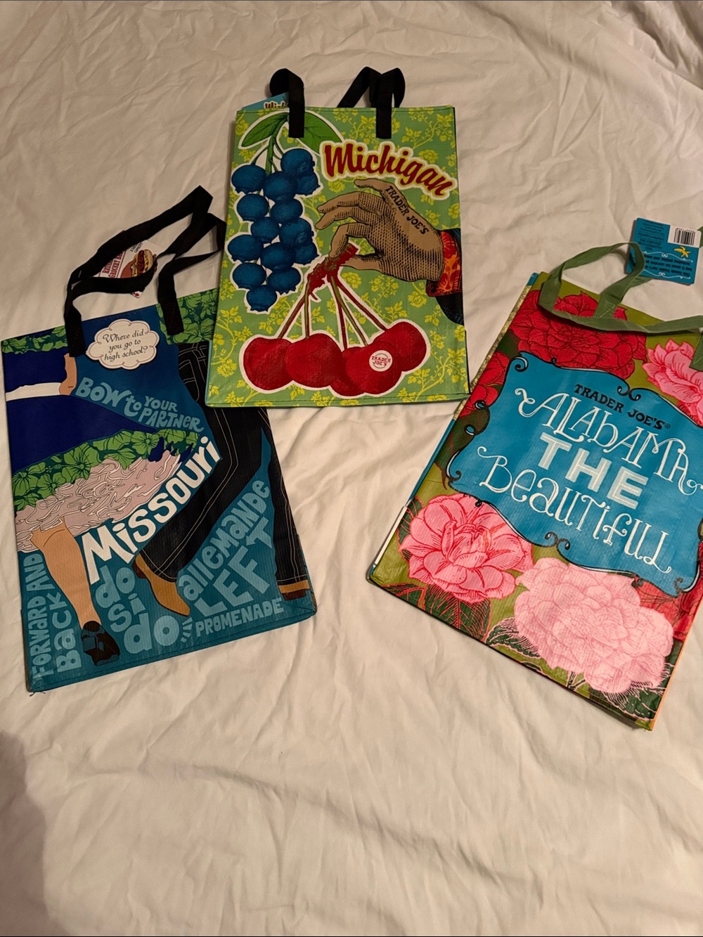 Trader Joe’s Reusable State Bags – 3-Bag Bundle